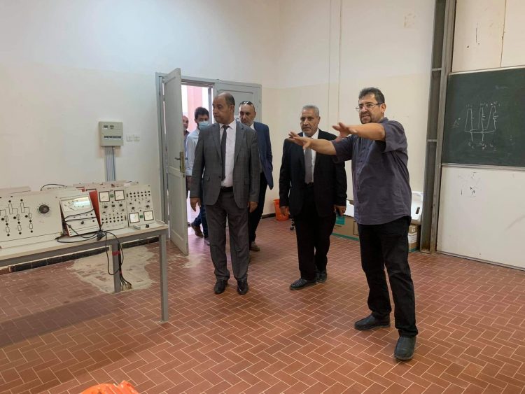 زيارة مدير إدارة التفتيش والمتابعة و ضمان الجودة للكلية