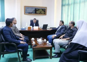 زيارة وفد نقابة المهن الهندسية لكلية التقنية لمناقشة التعاون المشترك