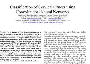 مشاركة الكلية في الملتقى المغاربي الدولي الرابع  (MI-STA’2024) بورقة بحثية بعنوان : Classification of Cervical Cancer using Convolutional Neural Networks