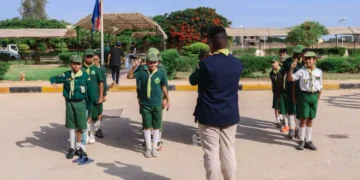 اختتام فعاليات المخيم الثامن عشر المركزي للدرجة الأولى لحلقة الأشبال بمقر الكلية