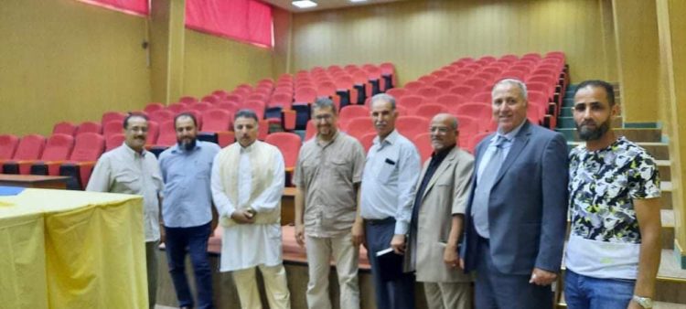 وزير التعليم التقني والفني يتفقد المؤسسات التقنية الواقعة بمدينة بنغازي