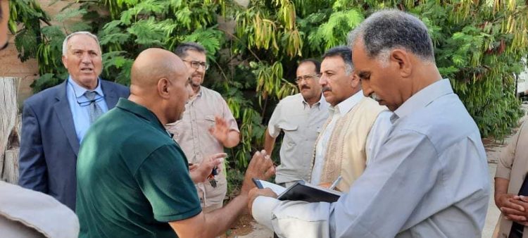 وزير التعليم التقني والفني يتفقد المؤسسات التقنية الواقعة بمدينة بنغازي