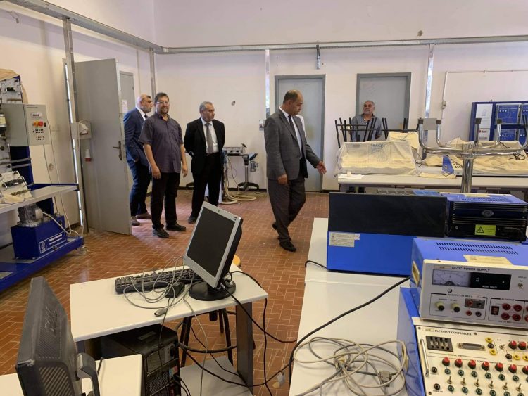زيارة مدير إدارة التفتيش والمتابعة و ضمان الجودة للكلية