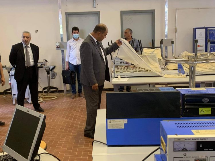 زيارة مدير إدارة التفتيش والمتابعة و ضمان الجودة للكلية