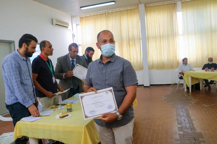 أختتام الدورة التدريبية لفنيي شركة الخليج العربي للنفط