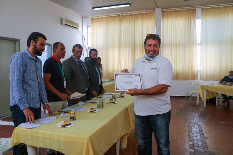 أختتام الدورة التدريبية لفنيي شركة الخليج العربي للنفط